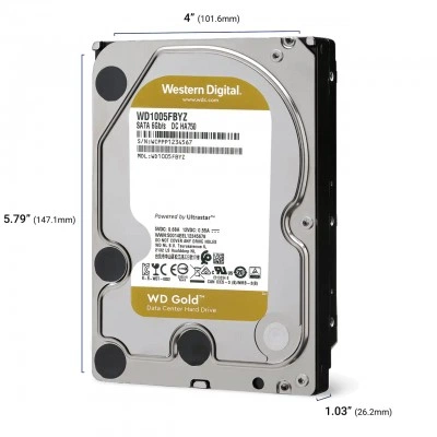 Внутренний жесткий диск Western Digital WD Gold WD261KRYZ Внутренний жесткий диск Western Digital WD Gold WD261KRYZ