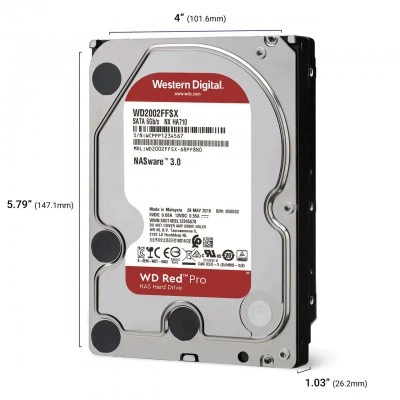 Внутренний жесткий диск Western Digital WD Red Pro WD8005FFBX Внутренний жесткий диск Western Digital WD Red Pro WD8005FFBX