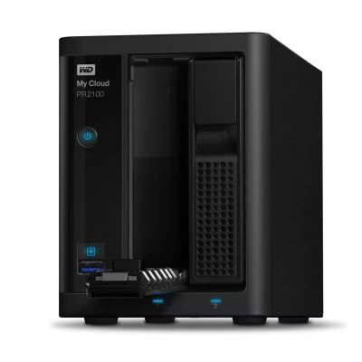 Сетевое хранилище Western Digital My Cloud Pro Series PR2100 WDBBCL0280JBK-NESN Сетевое хранилище Western Digital My Cloud Pro Series PR2100 WDBBCL0280JBK-NESN