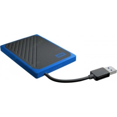 Внешний SSD Western Digital My Passport Go WDBMCG0010BBT-WESN