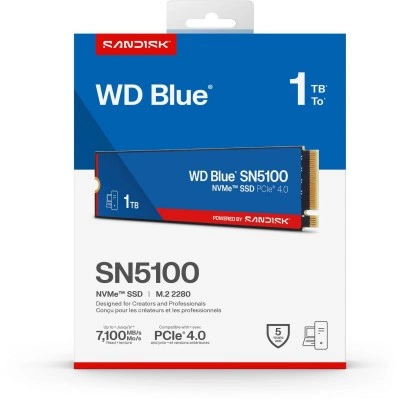 Твердотельный накопитель Western Digital Blue SN550 WDS100T5B0E Твердотельный накопитель Western Digital Blue SN550 WDS100T5B0E